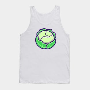 Cabbage Vegetable Cartoon Tank Top